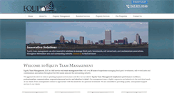 Desktop Screenshot of equity-tm.com